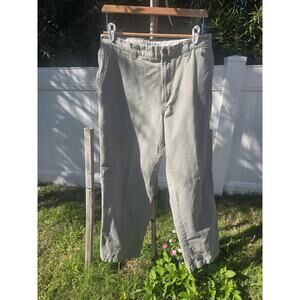 Columbia Gray Outdoor Hiking Pants Mens Size 34X 30 cotton blend lots of pockets